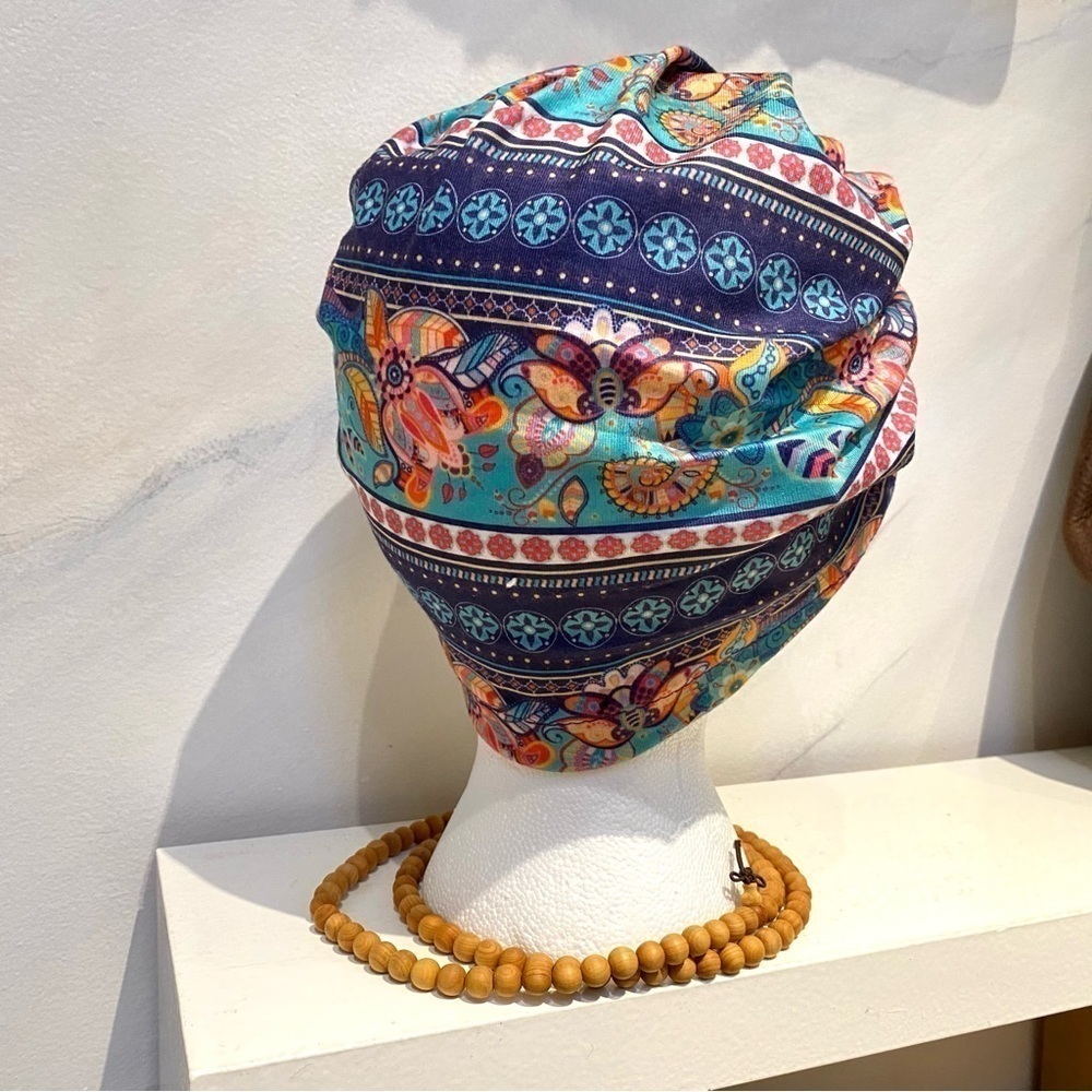Beautiful trendy turbans/head Boho wraps w Gypsy spell/hippy/retro vibe - Picture 13 of 14